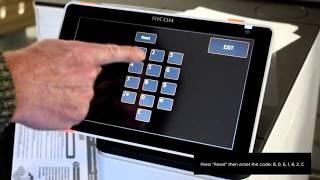 Ricoh SP C840 | How to access service mode