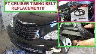 Chrysler PT Cruiser Timing Belt Replacement  2.4 Engine.  How to replace the timing belt