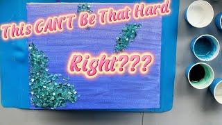 This Can't Be That Hard Right??/ Geode Painting/ EP 224