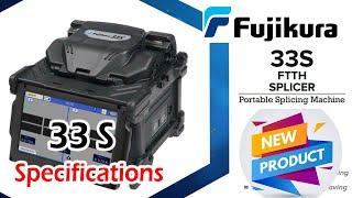 New Product Fujikura 33S FTTH SPLICER - Portable Splicing Machine Specifications