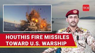 Houthi Naval Missiles 'Strike' U.S. Navy Destroyer; Another Ship 'Directly Targeted' In Red Sea