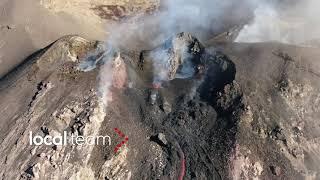 Stromboli, il drone "dentro" la Sciara del Fuoco