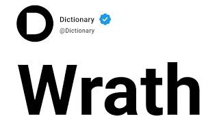 Wrath Meaning In English