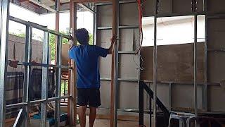 Low budget 2nd floor, 30k lang may 2nd floor kana | DIY 2nd floor metal stud.