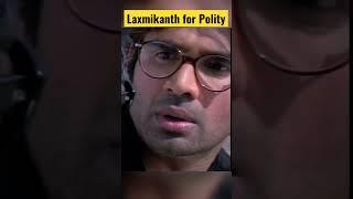 Laxmikant for Indian Polity #shorts #INDiASHASTRA