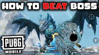 HOW TO DEFEAT FROSTBORNE DRAGON in PUBG MOBILE (3.5 UPDATE)