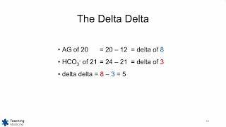 ABGs Made Easy Step 14: The Delta-Delta