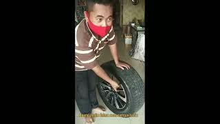 Tutorial bongkar pasang ban dengan Tyre Changer otomatis Vastar ring 10-24 inch 085215787307 tire