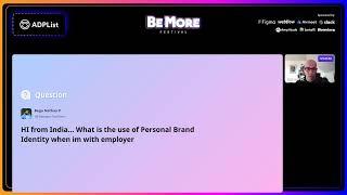 Personal Brand Identity And Social Media In Design Industry w/ Jan Mraz | ADPList BeMore Fest '22