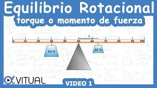 ️ Equilibrio Rotacional (Torque o Momento de una Fuerza) | Video 1 | Nivel Bachillerato
