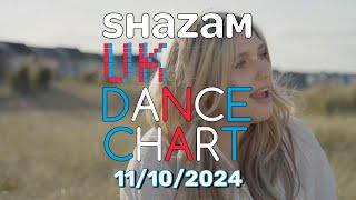  SHAZAM UK DANCE CHART (11/10/2024) | TOP-20 & NEW-ENTRIES OVERVIEW