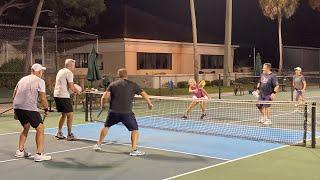 The DOGGY Dog Pickleball Game How-to with 6 players 