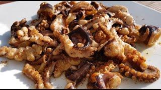 канал вкусного настроения осьминоги жареные - fried octopus