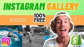 Add FREE Instagram Image Gallery to Dawn Theme Shopify 2024