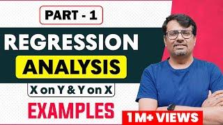 Regression Analysis, Regression Coefficient, Linear Regression Part-I