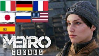 Metro Exodus - Voice Comparison | Multilanguage: 7 Different Languages