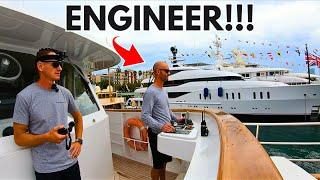 Chief Engineer Docking a Yacht!!!