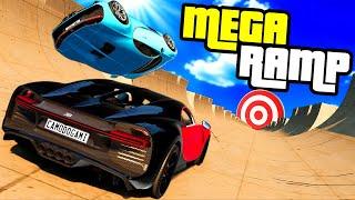 Jumping FAST Cars Off MEGA RAMPS Challenge in BeamNG Drive Mods!