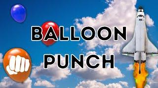 Balloon Punch Fitness Game - At Home Family Fun Workout (Get Active Games)