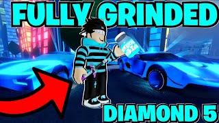 How I Got A FULLY GRINDED OG DIAMOND 5 In Roblox Jailbreak!