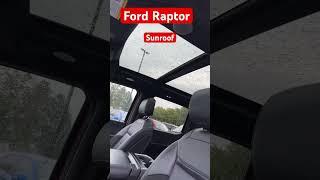 Sunroof | Raptor Ford F-150 truck #shorts