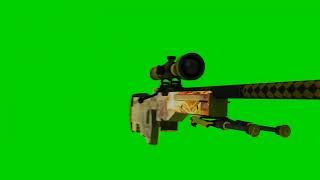 sniper freefire pubg gun green screen