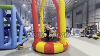 Inflatable bungee Inflatable Trampoline For Kids Play Games#Inflatable