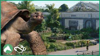Building an Outdoor & Indoor GALAPAGOS GIANT TORTOISE Habitat in the Elm Hill City Zoo! | Planet Zoo