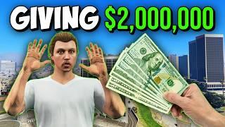 I Gave a Beginner $2,000,000 in GTA Online