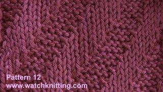 Tilt stripe stitch - Free Knitting Tutorial - Watch Knitting - pattern 12