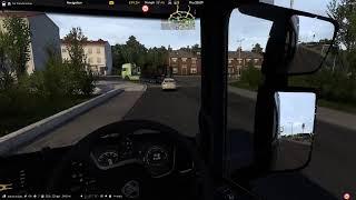 Euro Truck Simulator 2 driving A Scania t cab wrecker