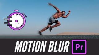 Motion Blur / Bewegungsunschärfe in Premiere Pro ohne Plugins (Tutorial)