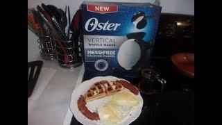 OSTER VERTICAL WAFFLE MAKER IN REVIEW