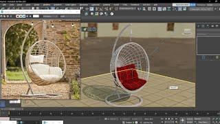 Tutorial on Texturing a Swing Chair in 3dsmax  using Vray