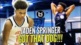 TOP 20 Jaden Springer GOT THAT DOG MENTALITY; Sophomore READY TO BREAKOUT!!