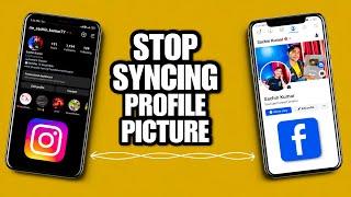 How To Stop Syncing Profile Picture From Instagram To Facebook in Hindi 2023