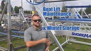 What Maintenance Does Your Boat Lift Need? | ShoreMaster Boat Lifts