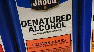 the DIFFERENCE between denatured alcohol and alcohol