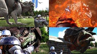 Raiding Human NPC's gone wrong! Ark Survival Mod - Indominus Rex Gameplay(Mod) #arksurvivalmod