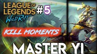 WILD RIFT LOL | MASTER Yi MOMENTS =5 #shorts #lolwildrift #lolwr