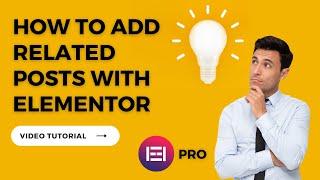 How to add related post section in Elementor | Elementor related posts