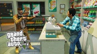 GTA 5 Online ROBBING CHALLENGE! Robbing All Stores in GTA 5! (GTA 5 PS4 Gameplay)