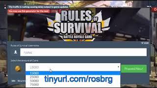 Rules of Survival Gold Coins Cheats iOS Android