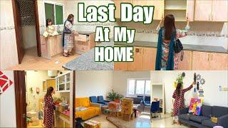 LAST DAY AT THIS HOMEpacking, new home tour, shifting | Shifting is not Esay