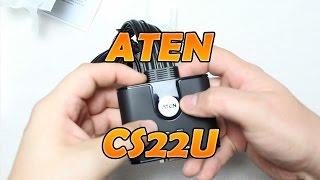 ATEN CS22U USB Port KVM Switch | Unboxing + Review | HD 1080p Deutsch