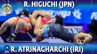 Rei Higuchi (JPN) vs Reza Atrinagharchi (IRI) - Finał // World Championships 2022 // 61kg