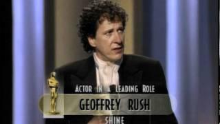 Geoffrey Rush winning Best Actor