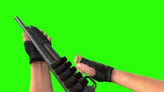 M9K - Ithaca M37 Shotgun in First Person [GREEN SCREEN]