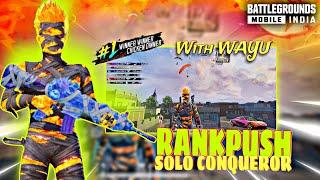 Solo conqueror is on | BGMI | PUBGM| WAYUisLIVE | #pubgm #bgmi #solo #live