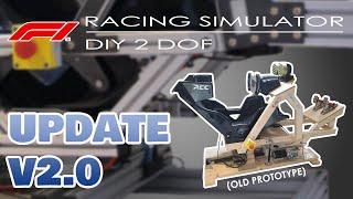 F1 Racing Motion Simulator | DIY 2 DOF | Update V2.0